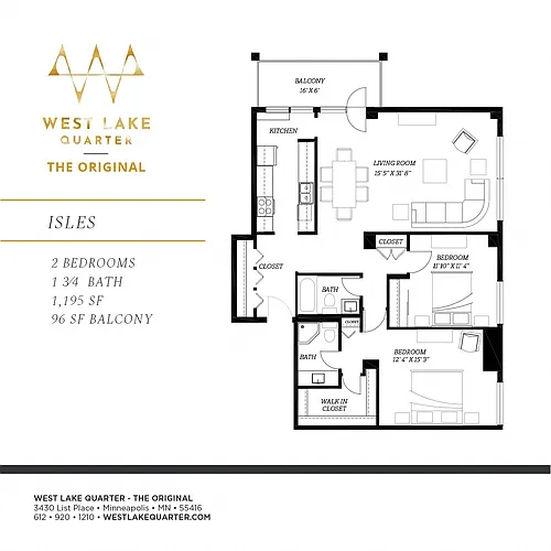 Floor plan Isles