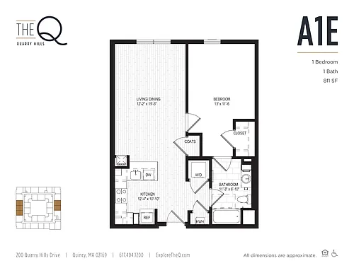 Floor plan A1E