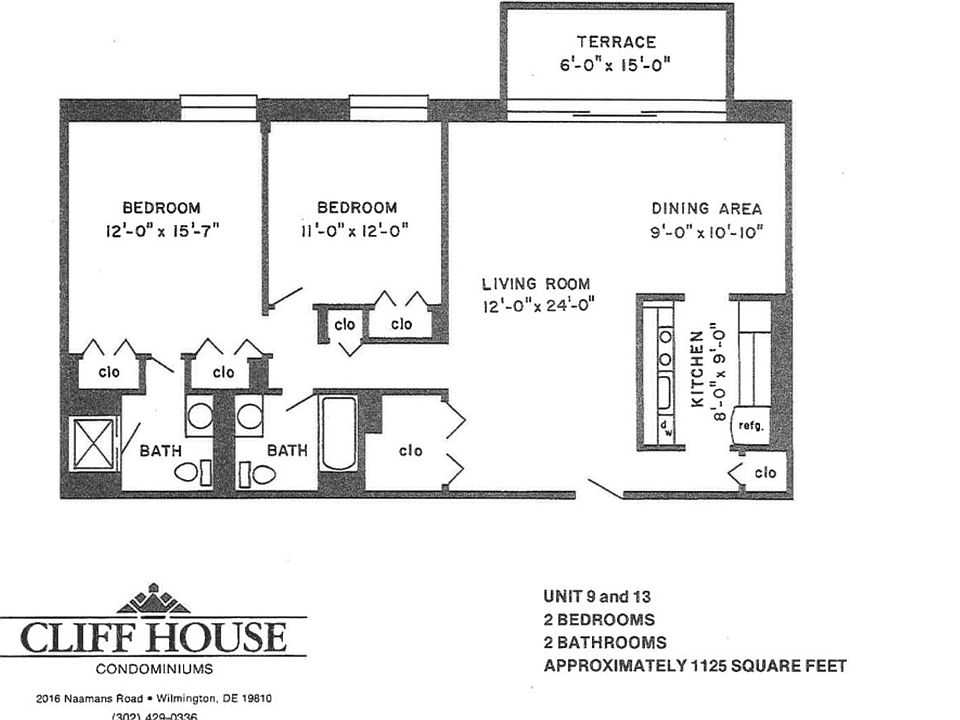 Unit floor plan