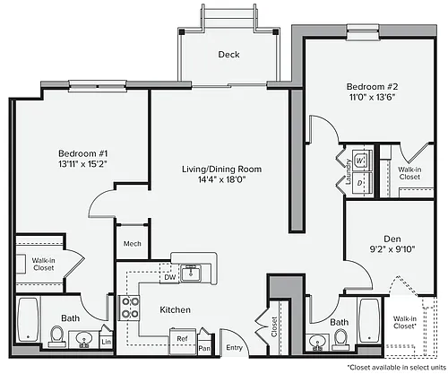 Floor plan B10D