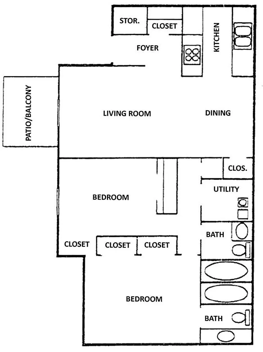 Floor plan B1 - Adair