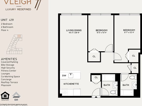 2nd image of 77-63 Vleigh Pl #419