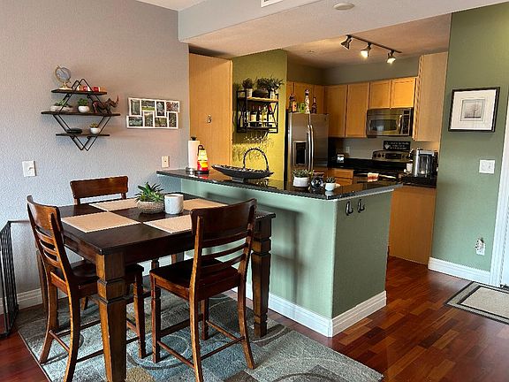 Dining and kitchen
