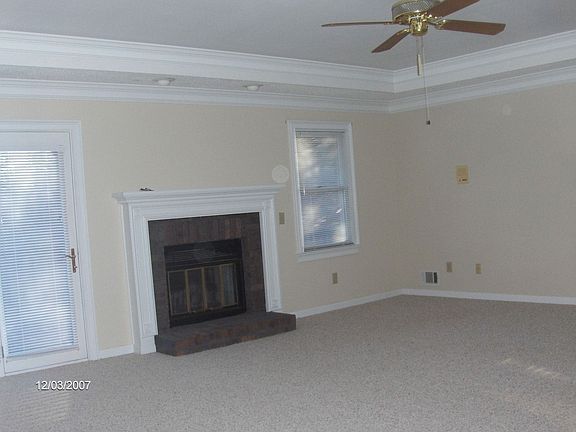 Master bedroom with fireplace
