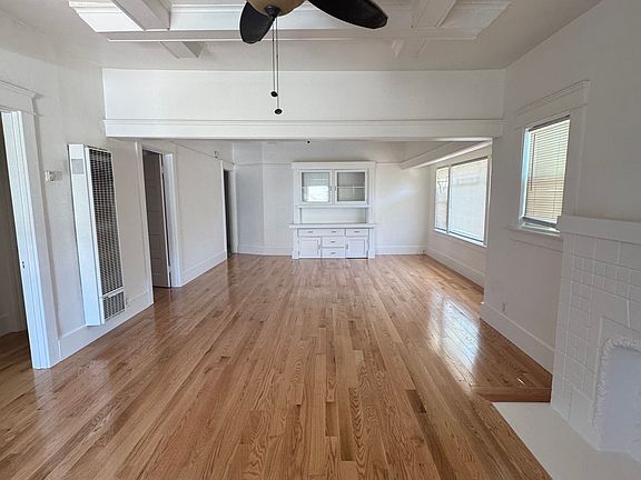 Living room leading into the dining room