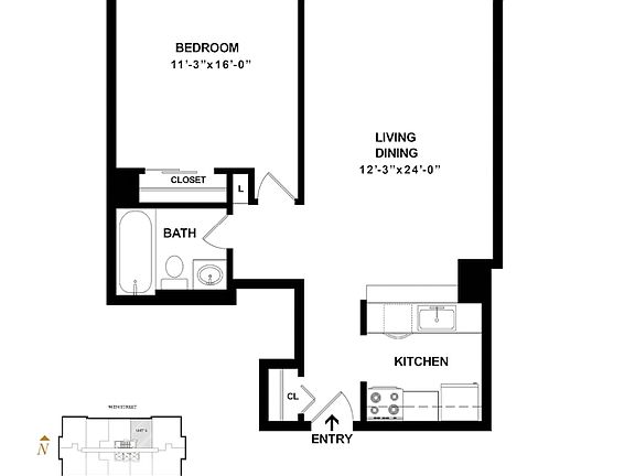 2nd image of 225 E 95th St #B22g