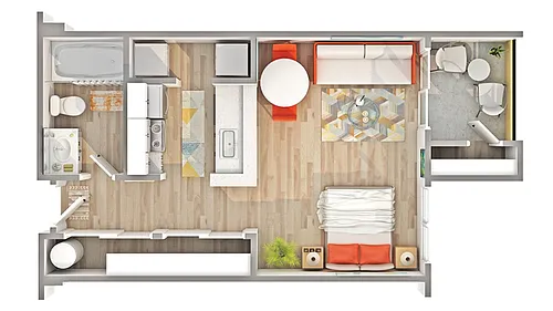 Floor plan Fuschia