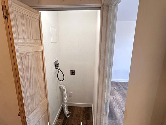 washer and dryer will be installed