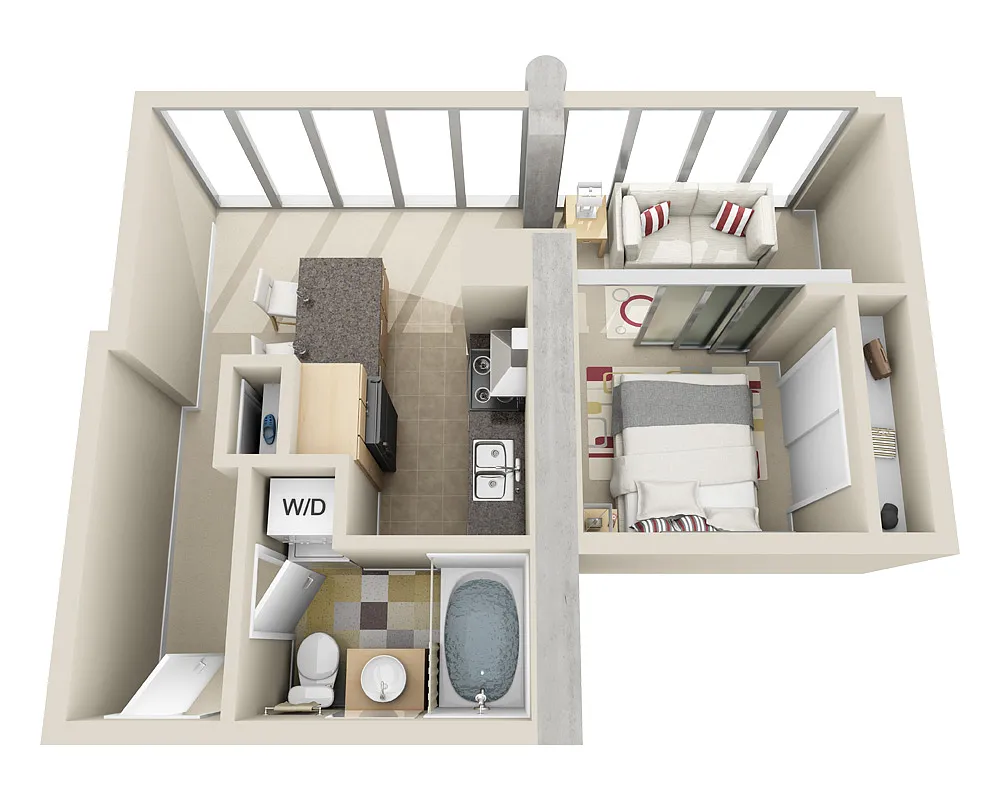 Floor plan Midrise A1H