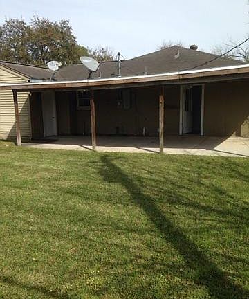 Large covered patio