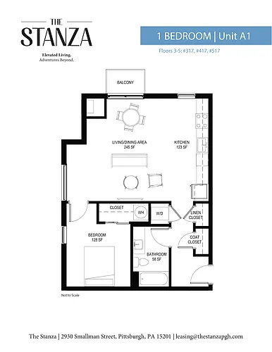 Floor plan Unit Type A1