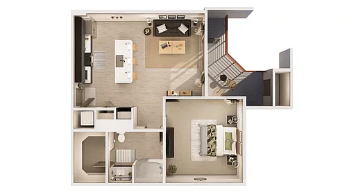 Floor plan The Garland A4