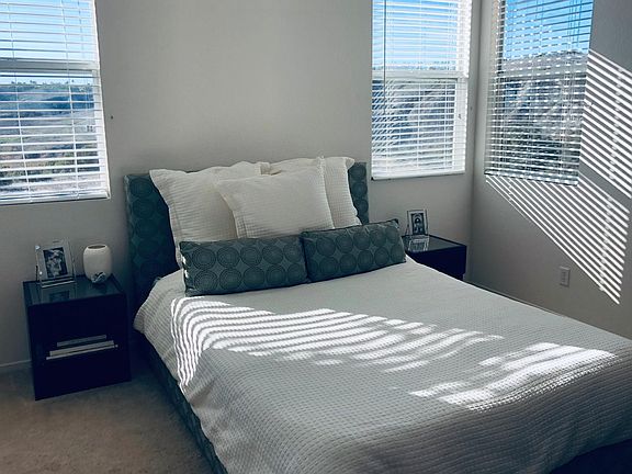 Master Bedroom with huge walk in closet - tons of beautiful natural light