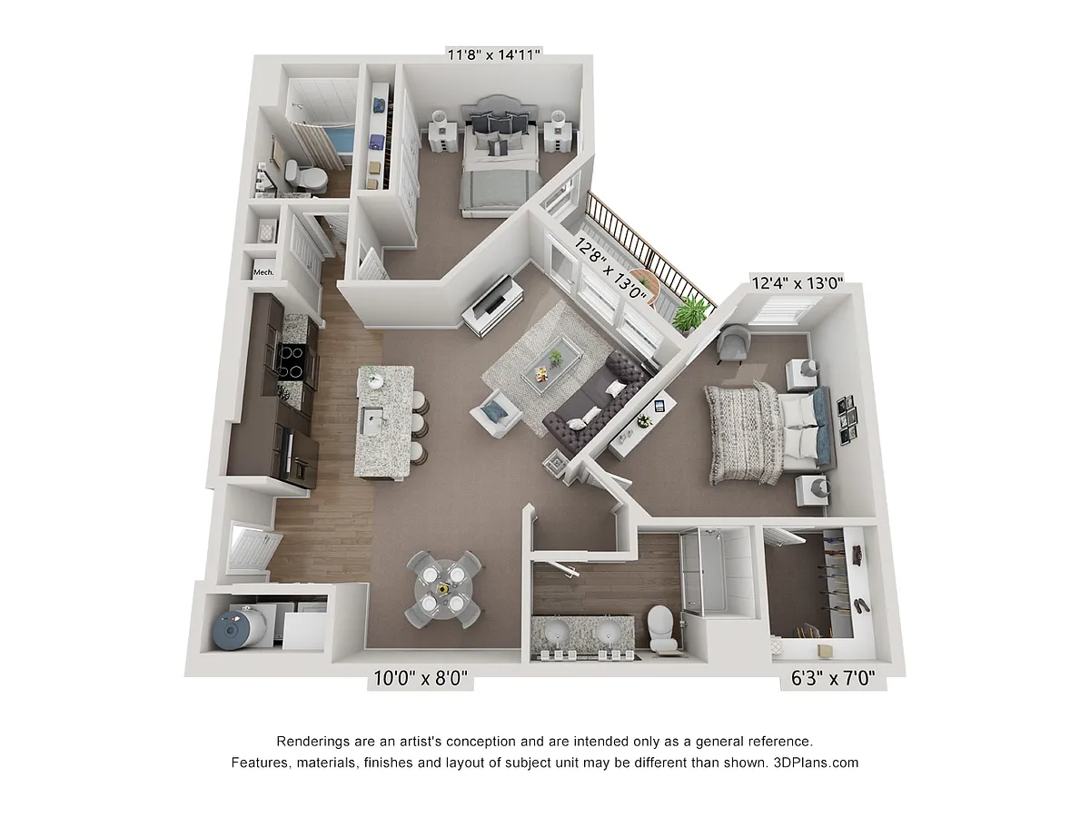 Floor plan 2X2