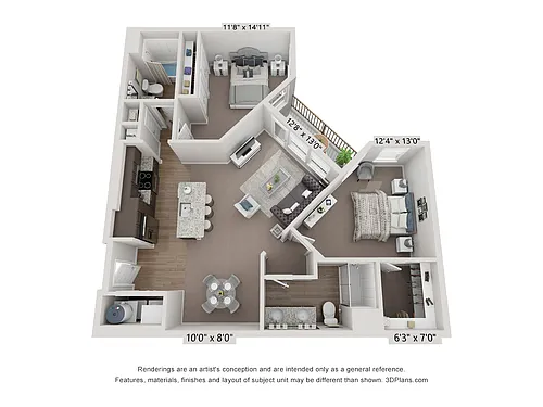 Floor plan 2X2