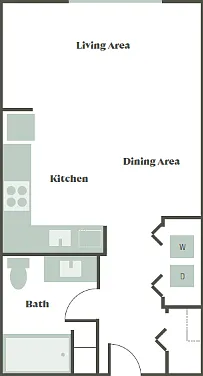 Floor plan Studio