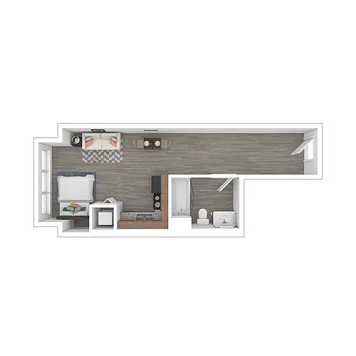 Floor plan Studio