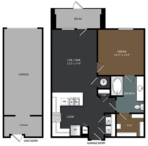 Floor plan A1G West