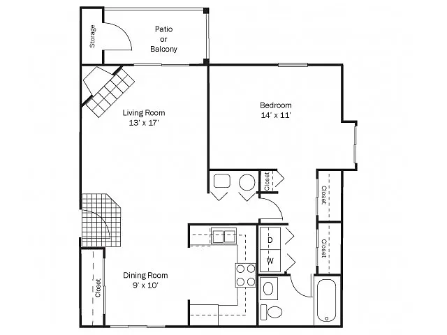 Floor plan Cutters Edge Deluxe-Up