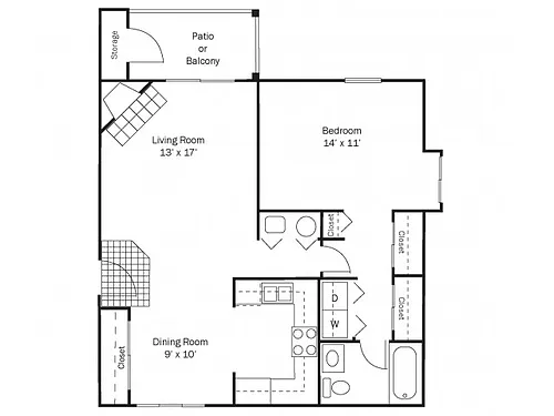 Floor plan Cutters Edge Deluxe-Up
