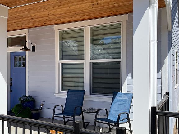 Porch and front door from ramp entrance