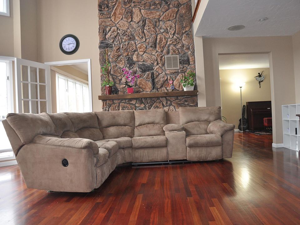 Entire main level and second level with Brazilian hard wood 