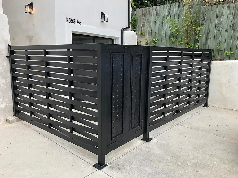 gate to house