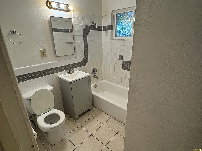 Hallway bathroom