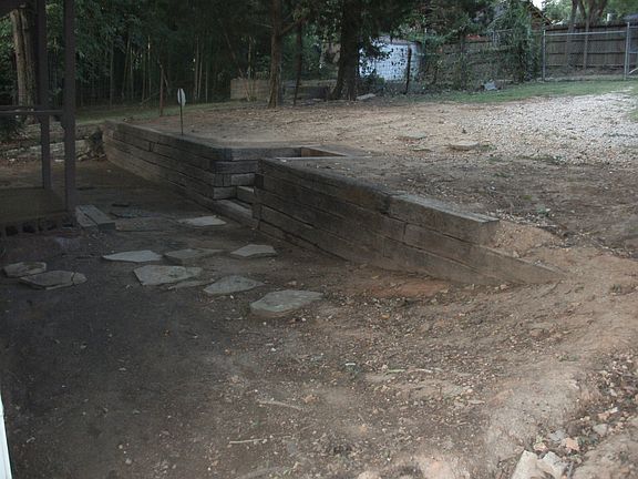 new retaining wall