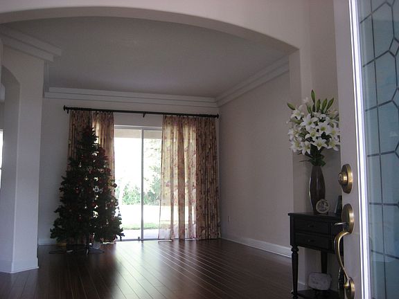 main entrance and living room