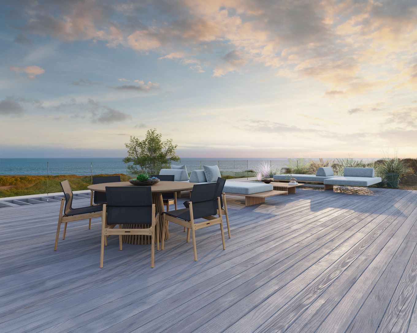 Roof Top Deck Ocean View - Sunset