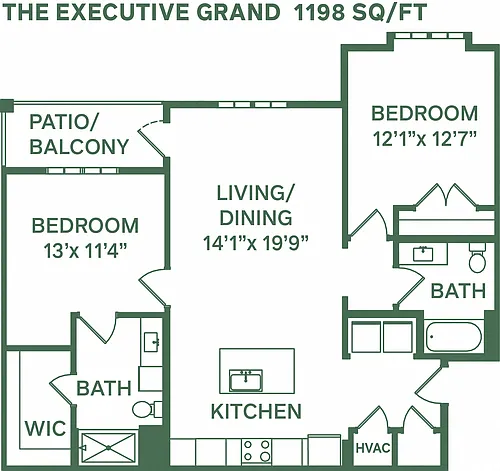 Floor plan Executive Grand B2A