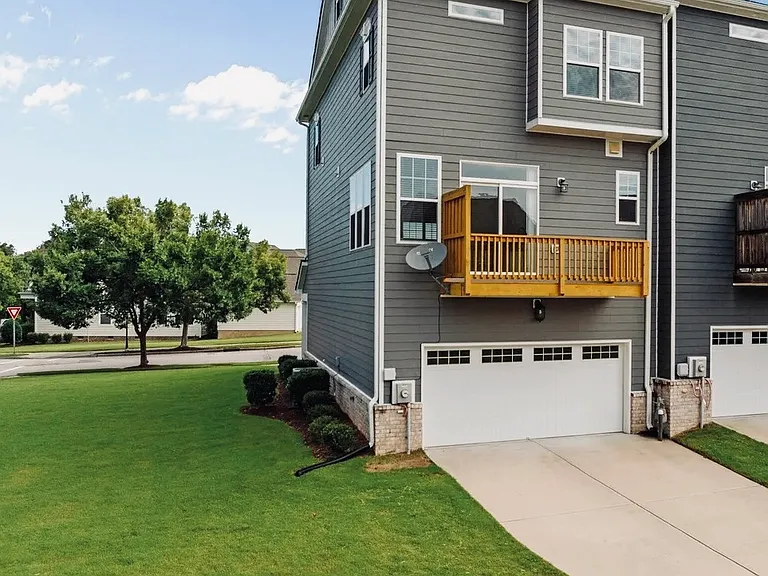 Rear parking and two car garage.