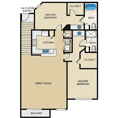 Floor plan The Oakmont