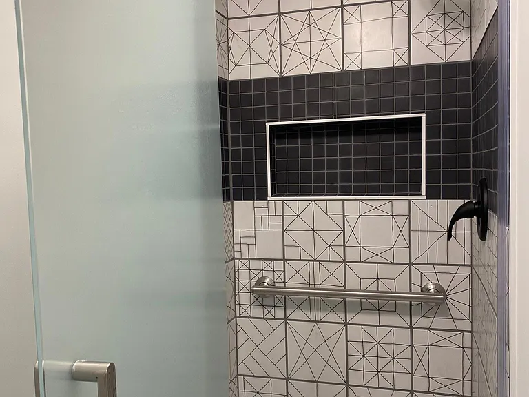 Thoughtful and so useful-soap shower niche for all your showering products.