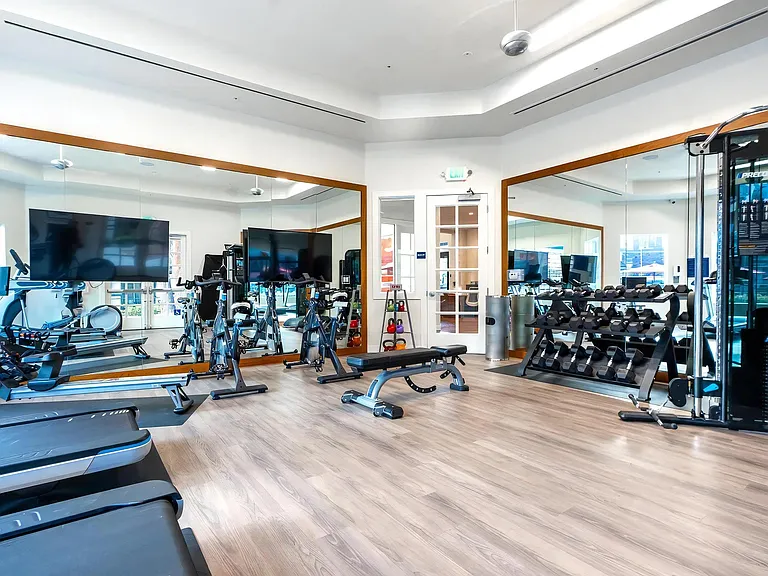 Full Fitness Center Complete with TV Access