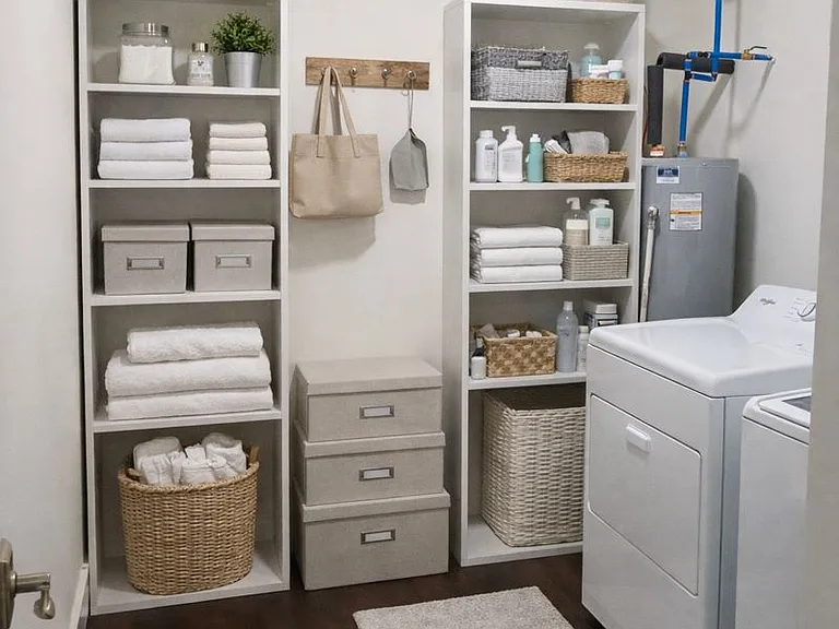 Large Laundry Room With Plenty of Storage Space