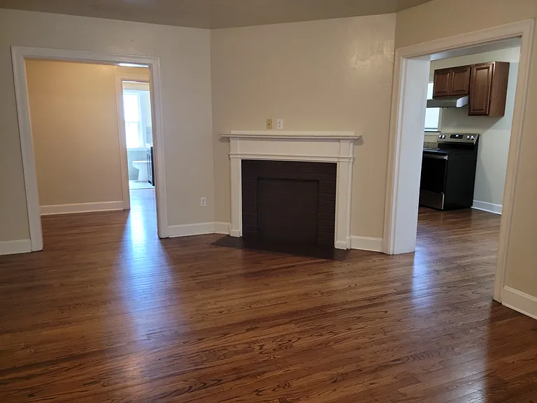 Fireplace in living room