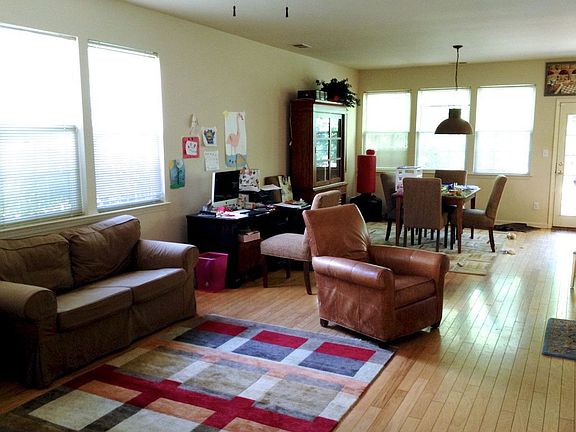 Hallway with large windows
