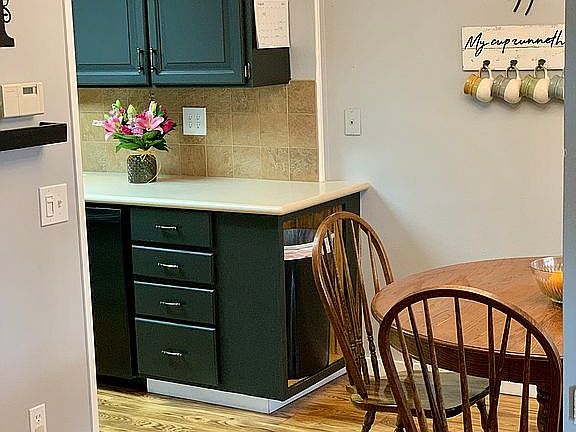 Dining and kitchen