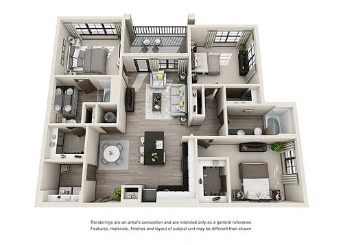 Floor plan Lake Creek