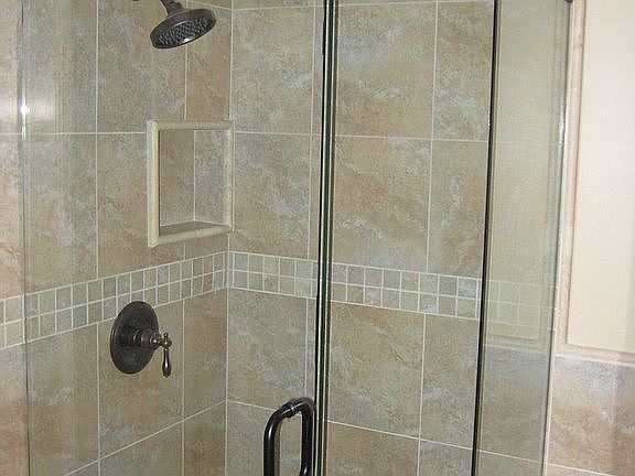 Master bath full euro shower
