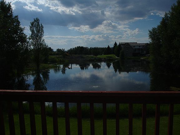 Pond as seen from deck