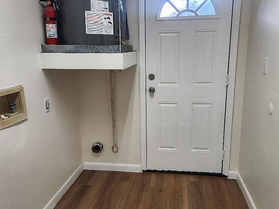 Laundry room with all hook up. New water heater.
