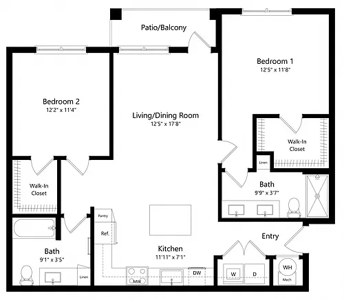 Floor plan B1