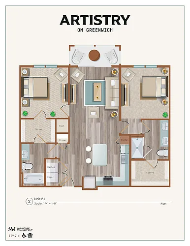 Floor plan B1