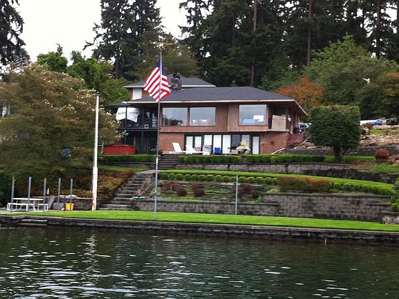 Lower level of this fabulous lake front estate.
