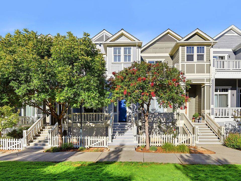 Front exterior of 13 Ranch Drive in the Atherton Ranch community.