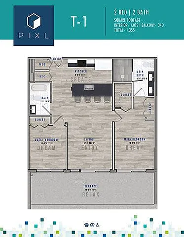 Floor plan T-1