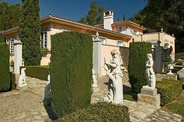 Exterior with Statues